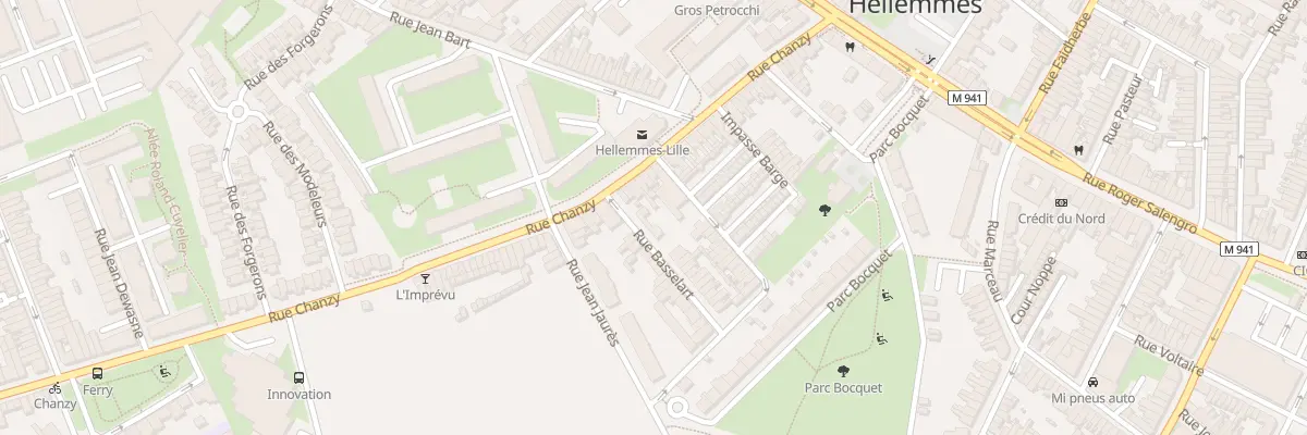 Plan du 65 Rue Chanzy Hellemmes à Lille