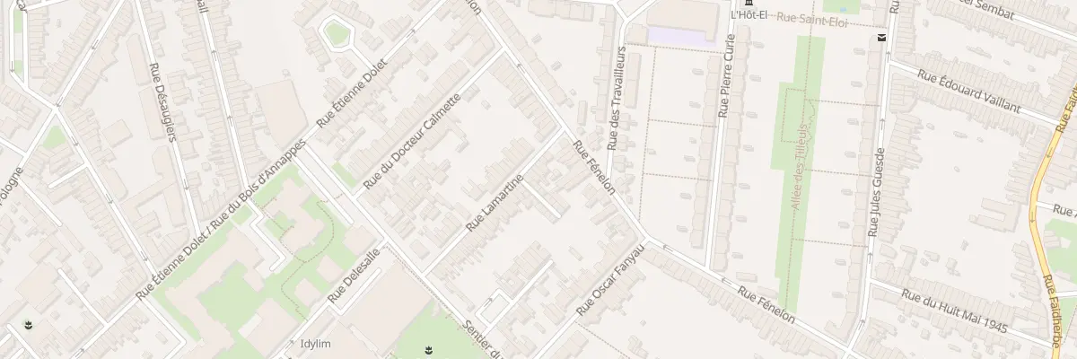 Plan du 46 Rue Lamartine Hellemmes à Lille
