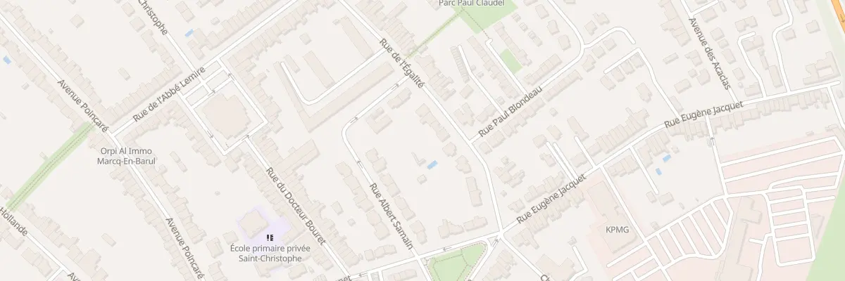Plan du 88 Rue de l’Égalite à Marcq-en-Barœul