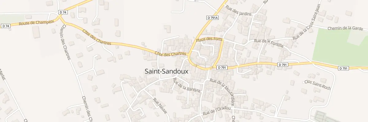 Plan du 10 Pl de la Mairie à Saint-Sandoux
