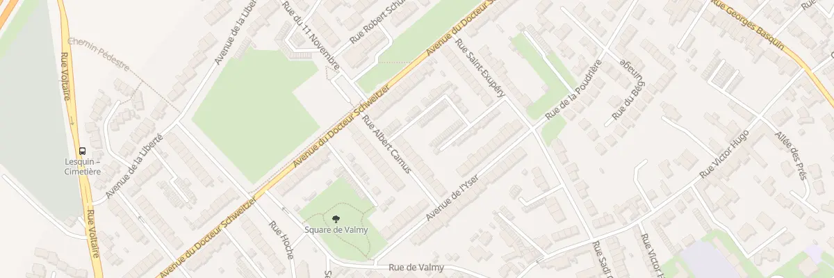 Plan du 3 Rue Albert Camus à Lesquin