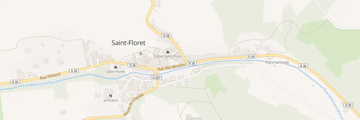 Plan du 9007 Rue des Caves à Saint-Floret