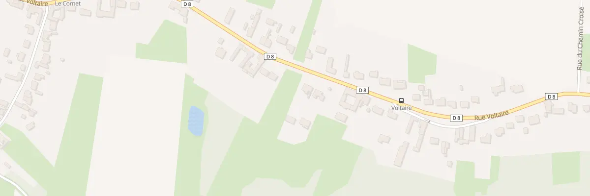Plan du 689 Rue Voltaire à Raimbeaucourt