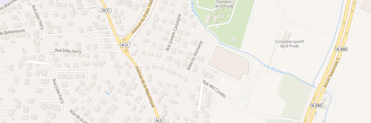 Plan du 11 Rue des Coutils à Cébazat