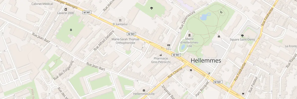 Plan du 134 Rue Roger Salengro à Lille
