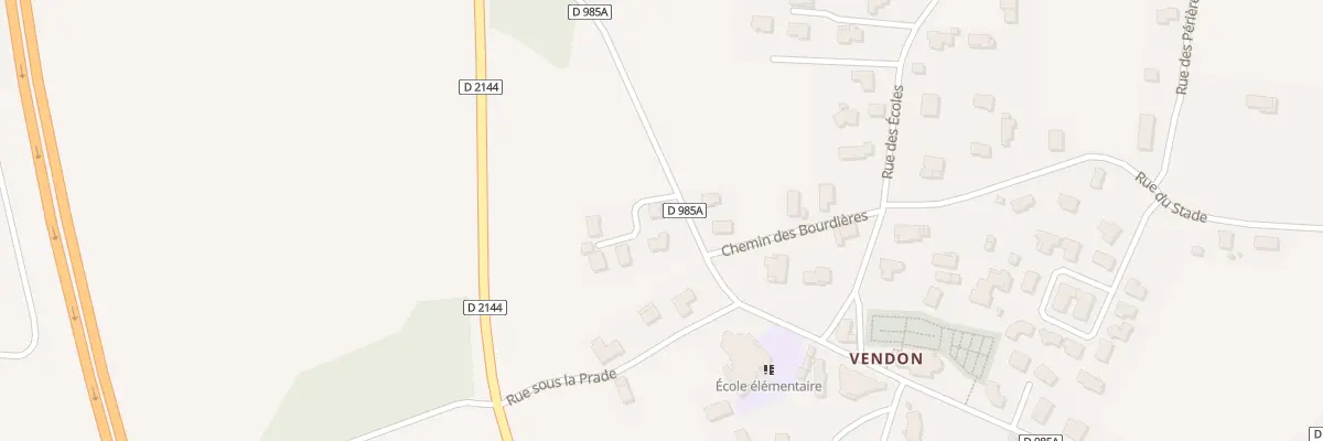Plan du 5 Rue des Acacias à Beauregard-Vendon