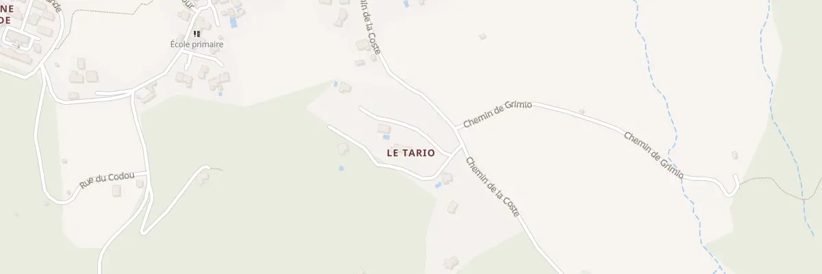 Plan du 100 Imp le Tario aux Aires