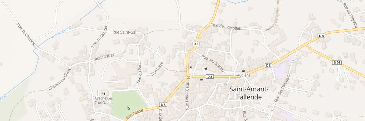 Plan du 3 Rue du Crest à Saint-Amant-Tallende
