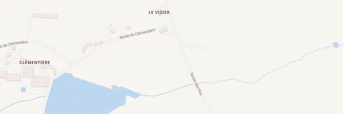 Plan du 360 Rte des Pins à Tronget