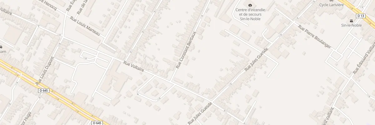 Plan du 277 Rue Constant Bertiaux à Sin-le-Noble
