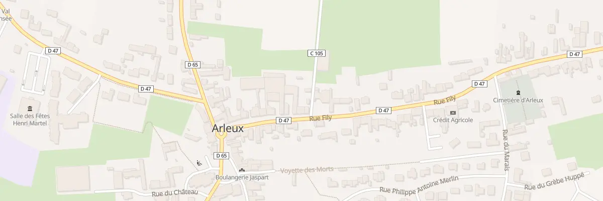 Plan du 13 Rue Fily à Arleux