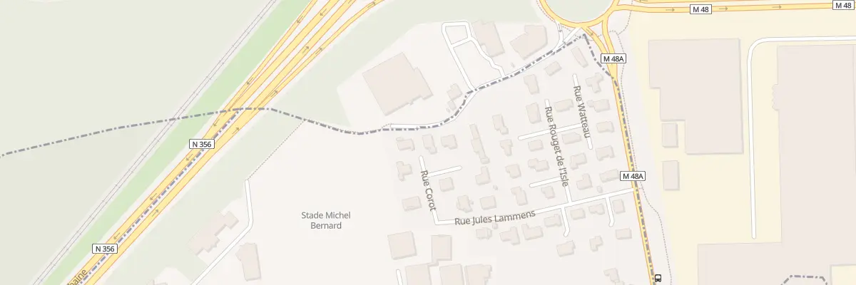 Plan du 7 Rue Corot à Mons-en-Barœul