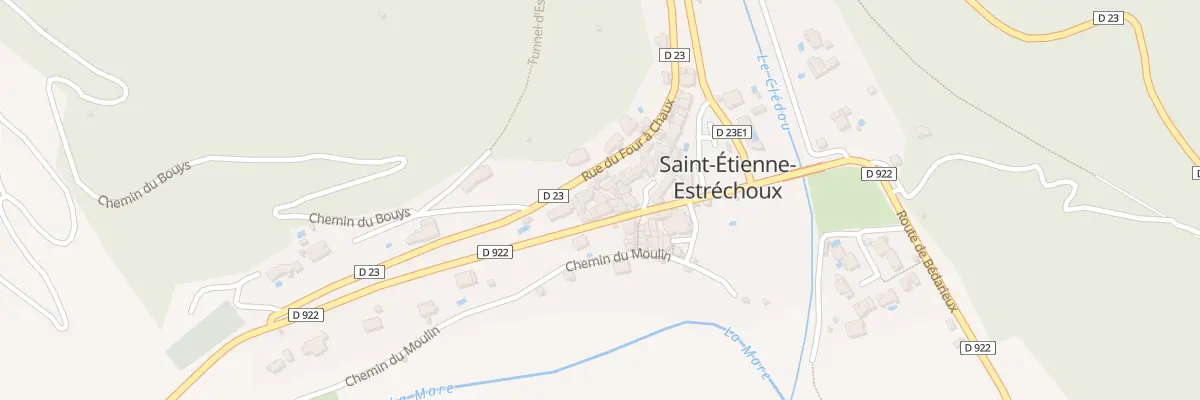 Plan du 5504 Saint Etienne à Saint-Étienne-Estréchoux