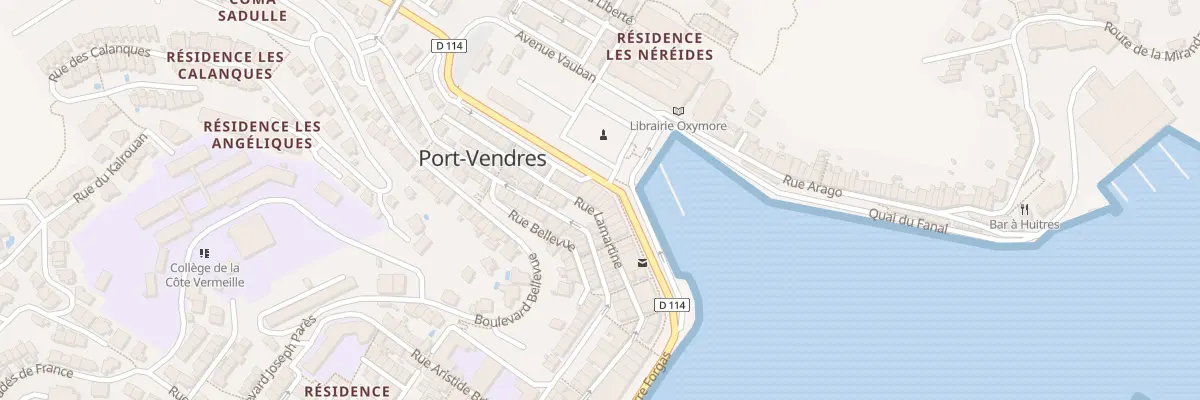 Plan du 44 Rue Lamartine à Port-Vendres
