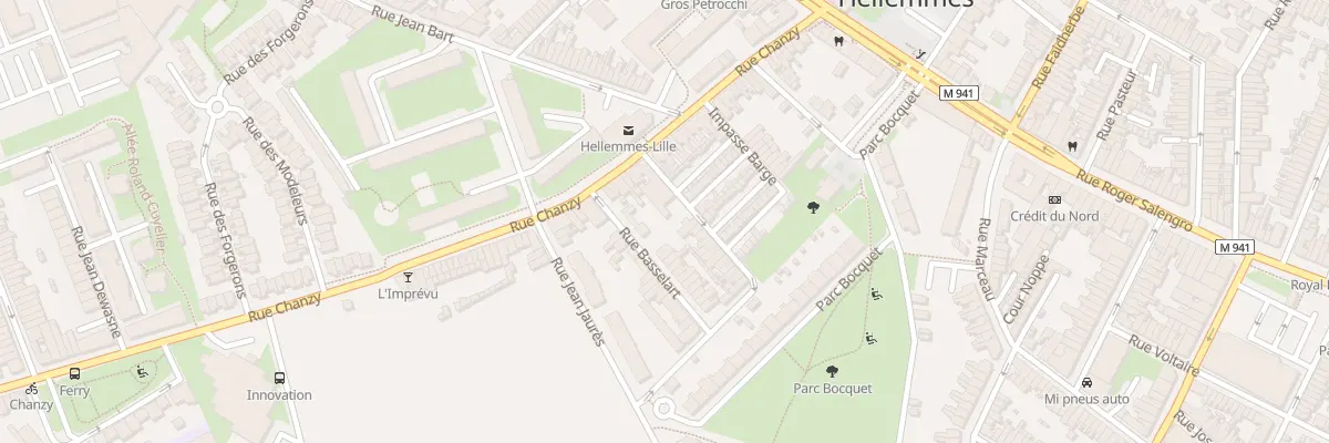 Plan du 63 Rue Chanzy Hellemmes à Lille