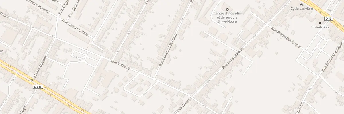 Plan du 261 Rue Constant Bertiaux à Sin-le-Noble