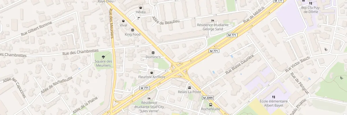 Plan du 151 Bd Lafayette à Clermont-Ferrand