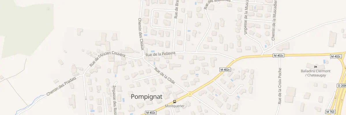 Plan du 8 Rue de la Pelièvre à Châteaugay