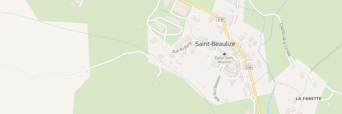 Plan du 14 Rue du Barry à Saint-Beaulize