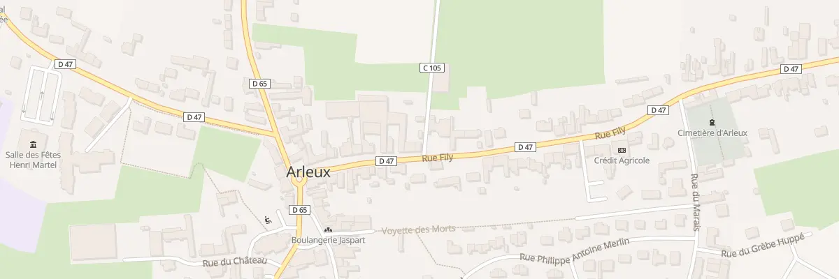 Plan du 15 Rue Fily à Arleux