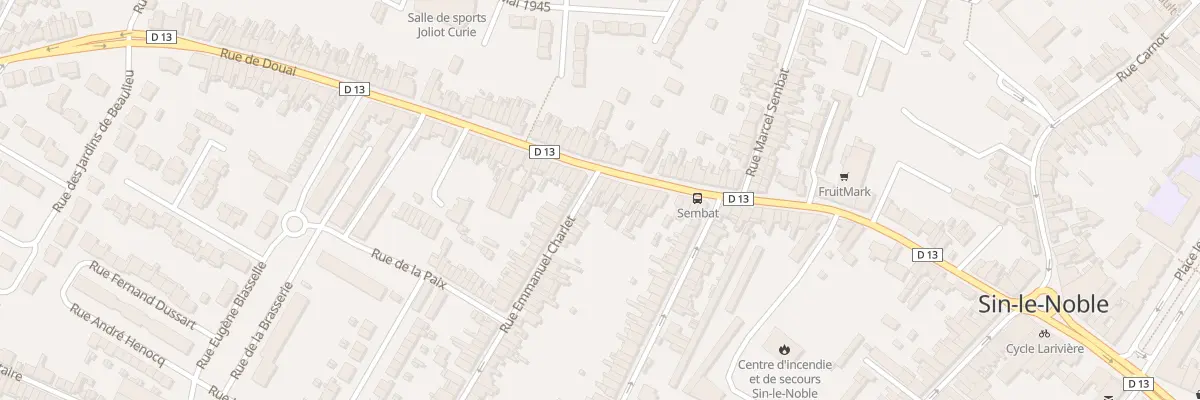 Plan du 329 Rue de Douai à Sin-le-Noble