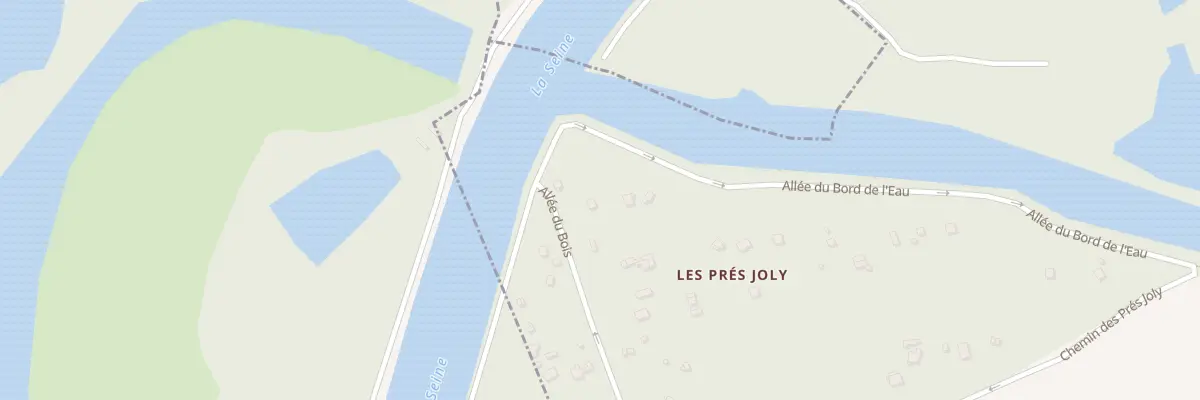 Plan du 4 Les Pres Joly à Gravon