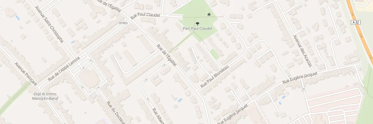 Plan du 97 Rue de l’Égalite à Marcq-en-Barœul