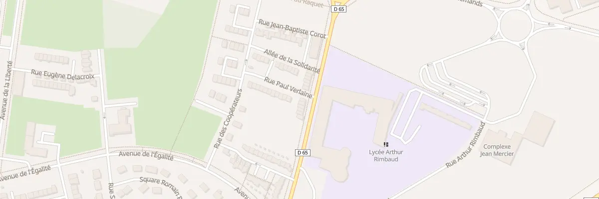 Plan du 896 Rue Paul Foucault à Sin-le-Noble