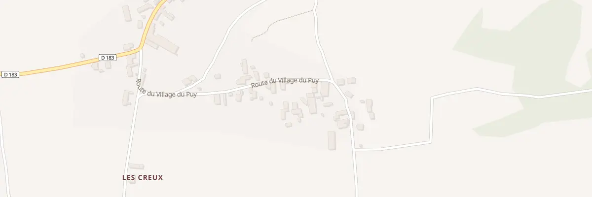 Plan du 18 Che du Village du Puy à Naves