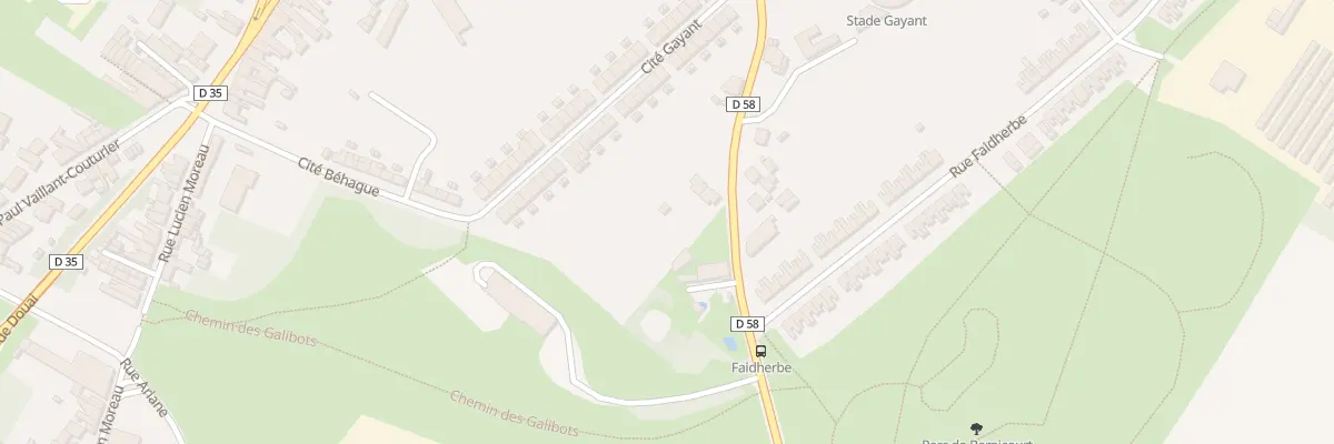 Plan du 22 Rue Célestin Dubois à Waziers