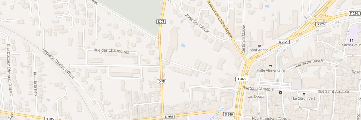 Plan du 5B Rue des Charmettes à Riom