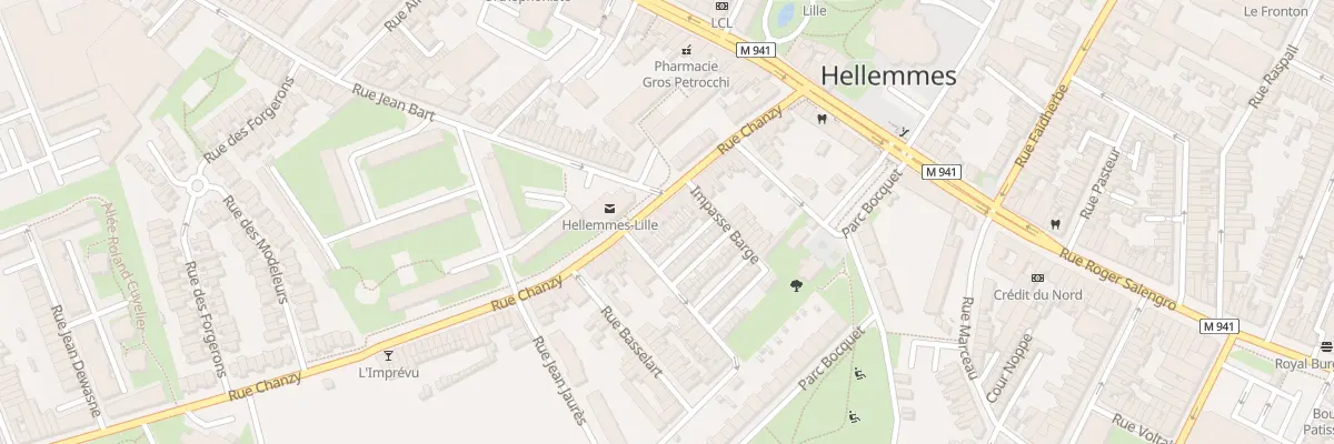 Plan du 49 Rue Chanzy Hellemmes à Lille