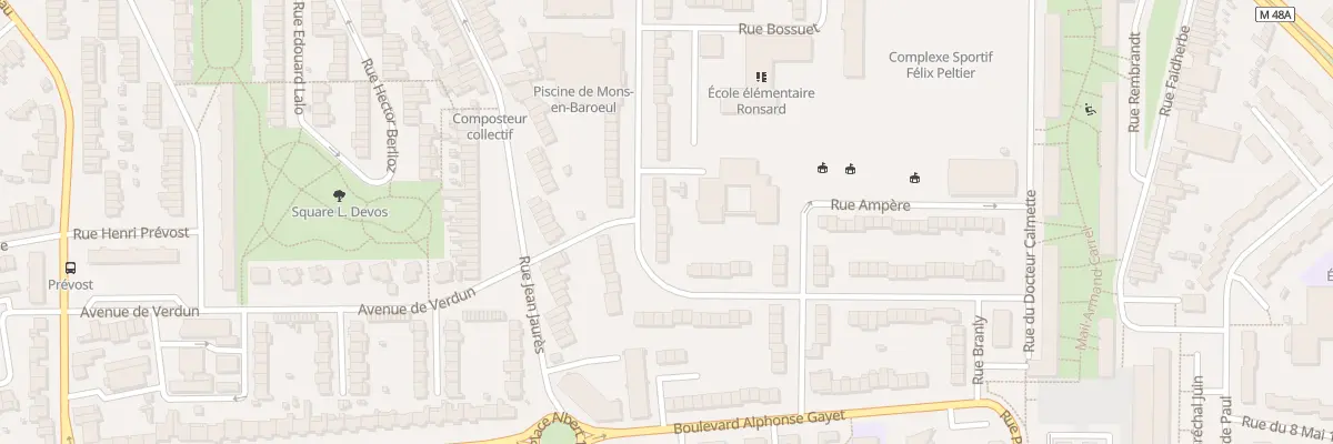 Plan du 53 Rue Lacordaire à Mons-en-Barœul