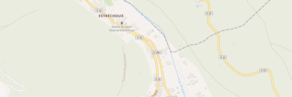 Plan du 2 Rue du Four a Chaux à Saint-Étienne-Estréchoux