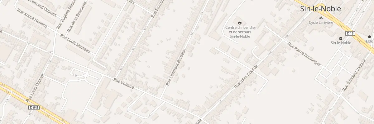 Plan du 235 Rue Constant Bertiaux à Sin-le-Noble