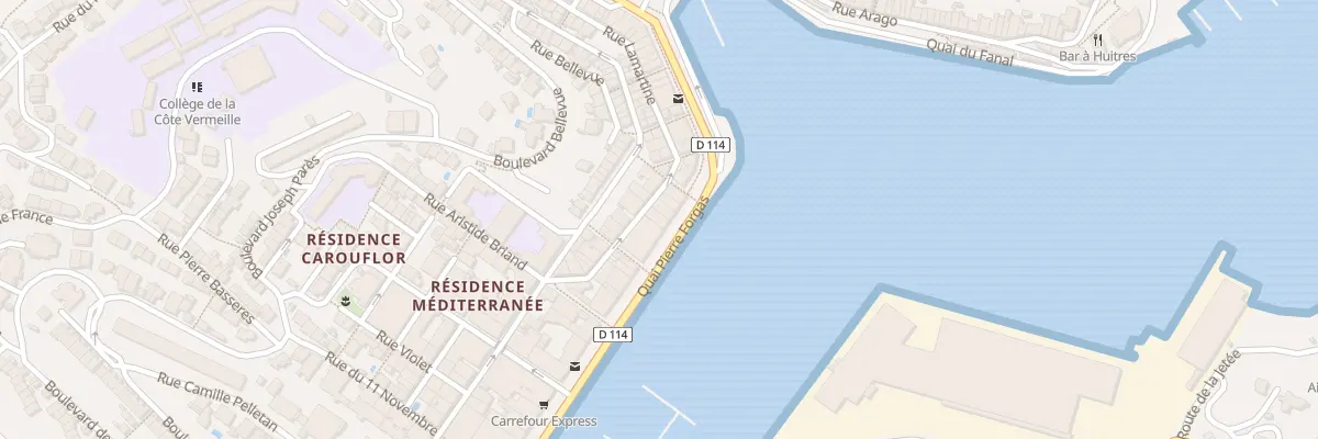 Plan du 18 Quai Pierre Forgas à Port-Vendres