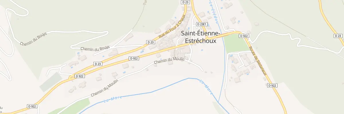 Plan du 10 Che du Moulin à Saint-Étienne-Estréchoux
