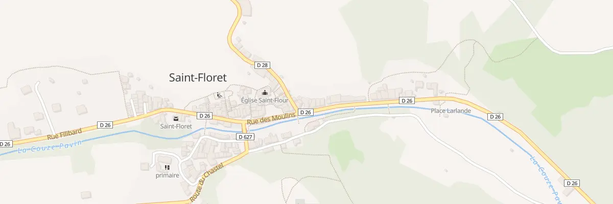 Plan du 9013 Quai de la Couze à Saint-Floret