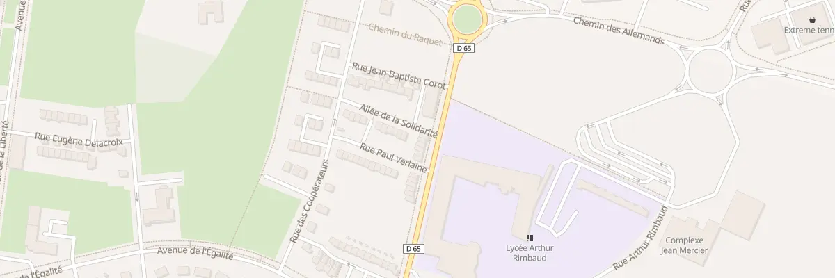 Plan du 932 Rue Paul Foucault à Sin-le-Noble