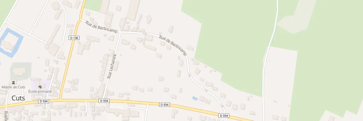 Plan du 324 Rue de Berlincamp à Cuts