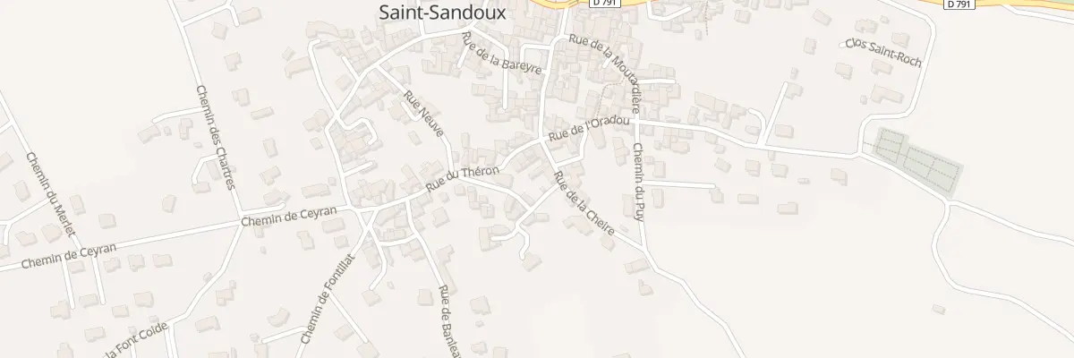 Plan du 4 Rue de la Cheire à Saint-Sandoux