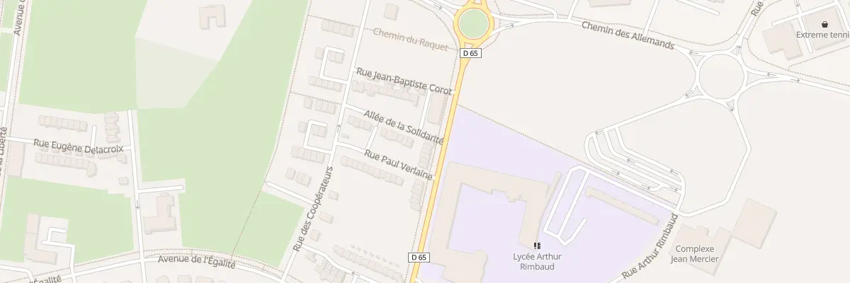 Plan du 938 Rue Paul Foucault à Sin-le-Noble