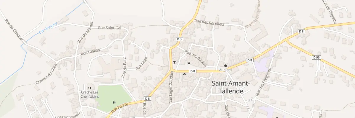 Plan du 9 Pl du Doc Darteyre à Saint-Amant-Tallende