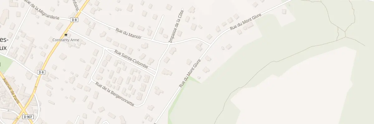 Plan du 477 Rue du Mont Givre à Pougues-les-Eaux