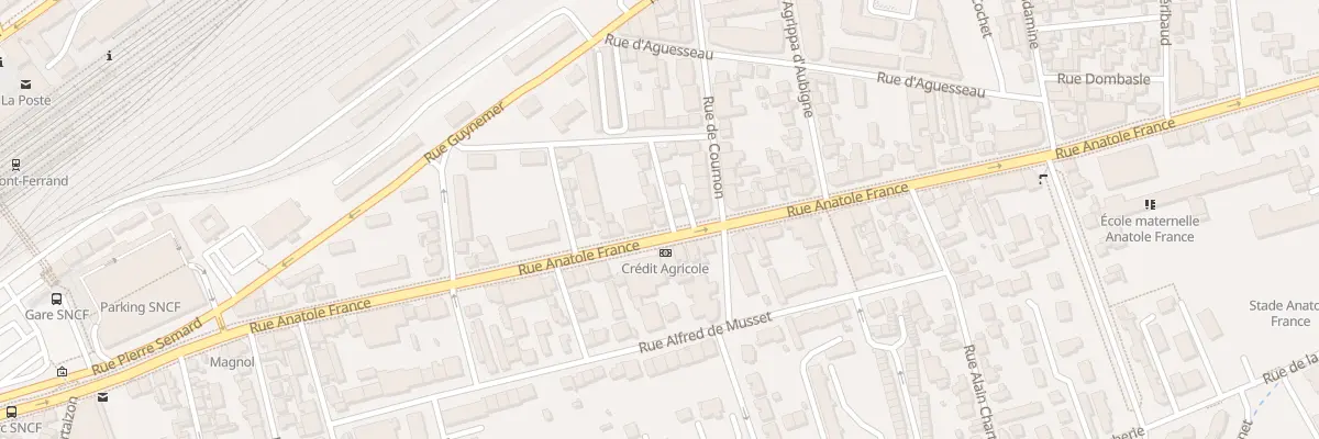Plan du 49 Rue Anatole France à Clermont-Ferrand