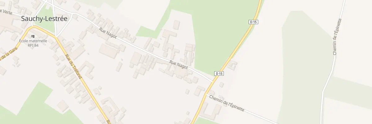 Plan du 35 Rue Nagot à Sauchy-Lestrée