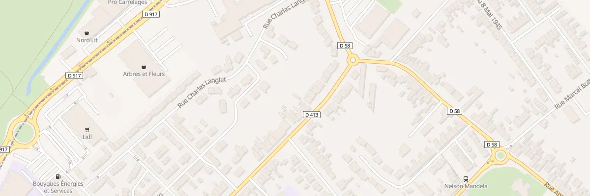 Plan du 16 Rue des Freres Martel à Waziers
