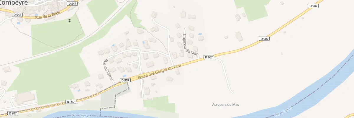 Plan du 5167 Le Mas à Compeyre