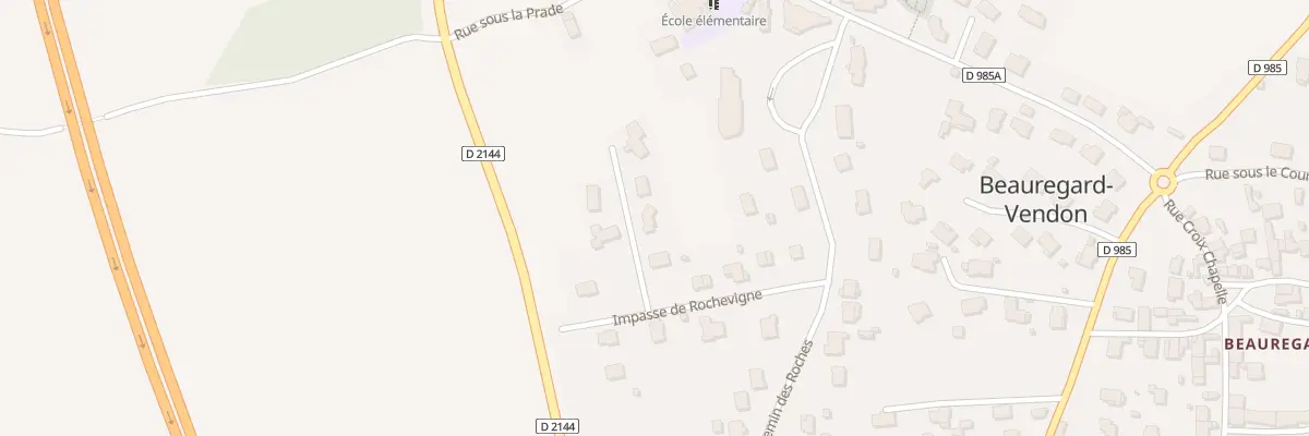 Plan du 4B Imp de Rochevigne à Beauregard-Vendon