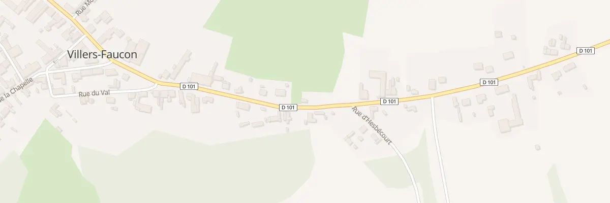 Plan du 15 Rue des Hayettes à Villers-Faucon